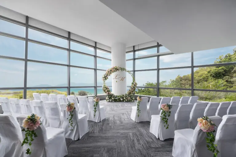 LM Sunset Room Wedding Set up