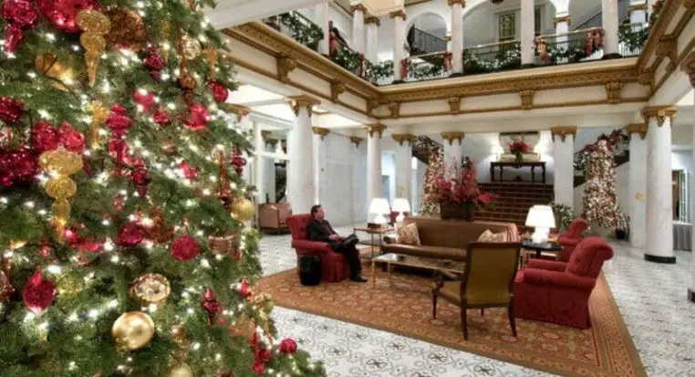 imagepool christmas hotel lobby