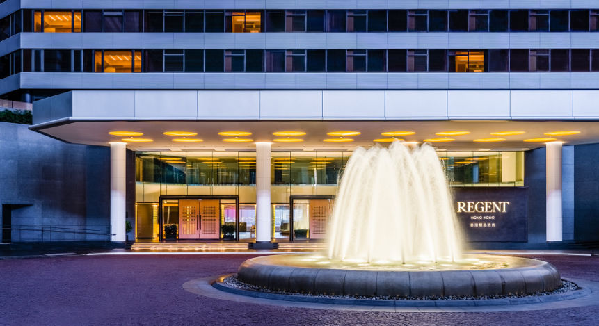 Regent Hong Kong Main Entrance Fountain