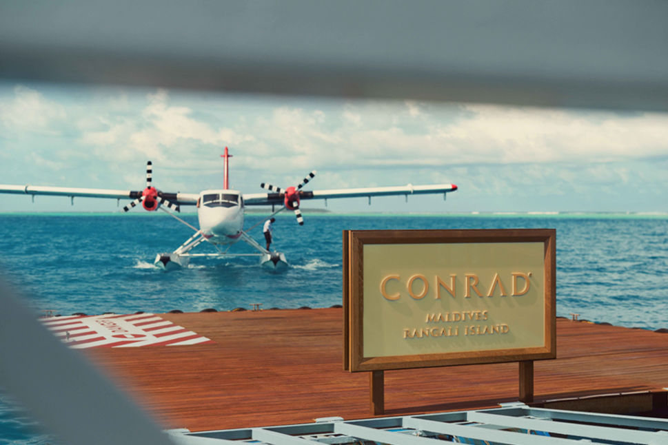 Seaplane At The Platform