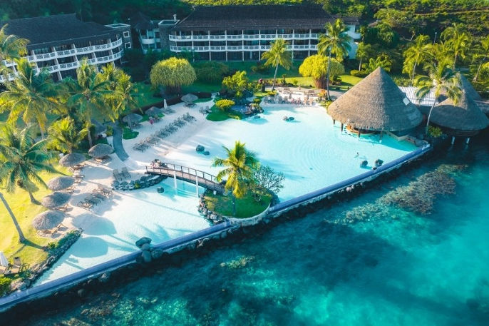 InterContinental Tahiti Aerial View ©Johan Drone Adventure